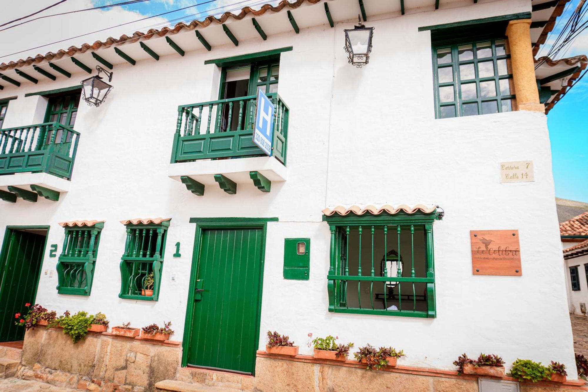 Apartamentos Y Habitaciones Le Colibri - Villa De Leyva Kültér fotó