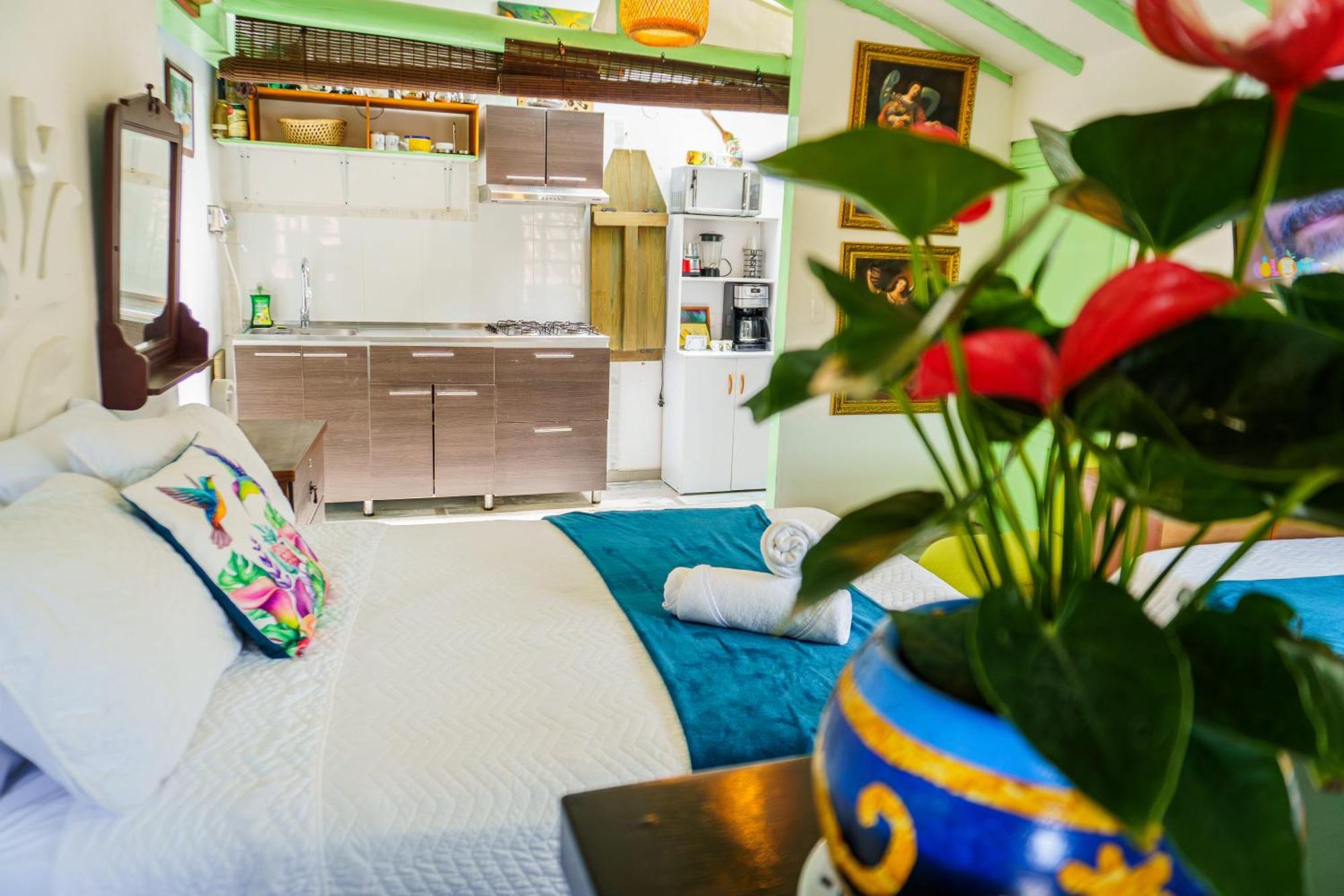 Apartamentos Y Habitaciones Le Colibri - Villa De Leyva Kültér fotó