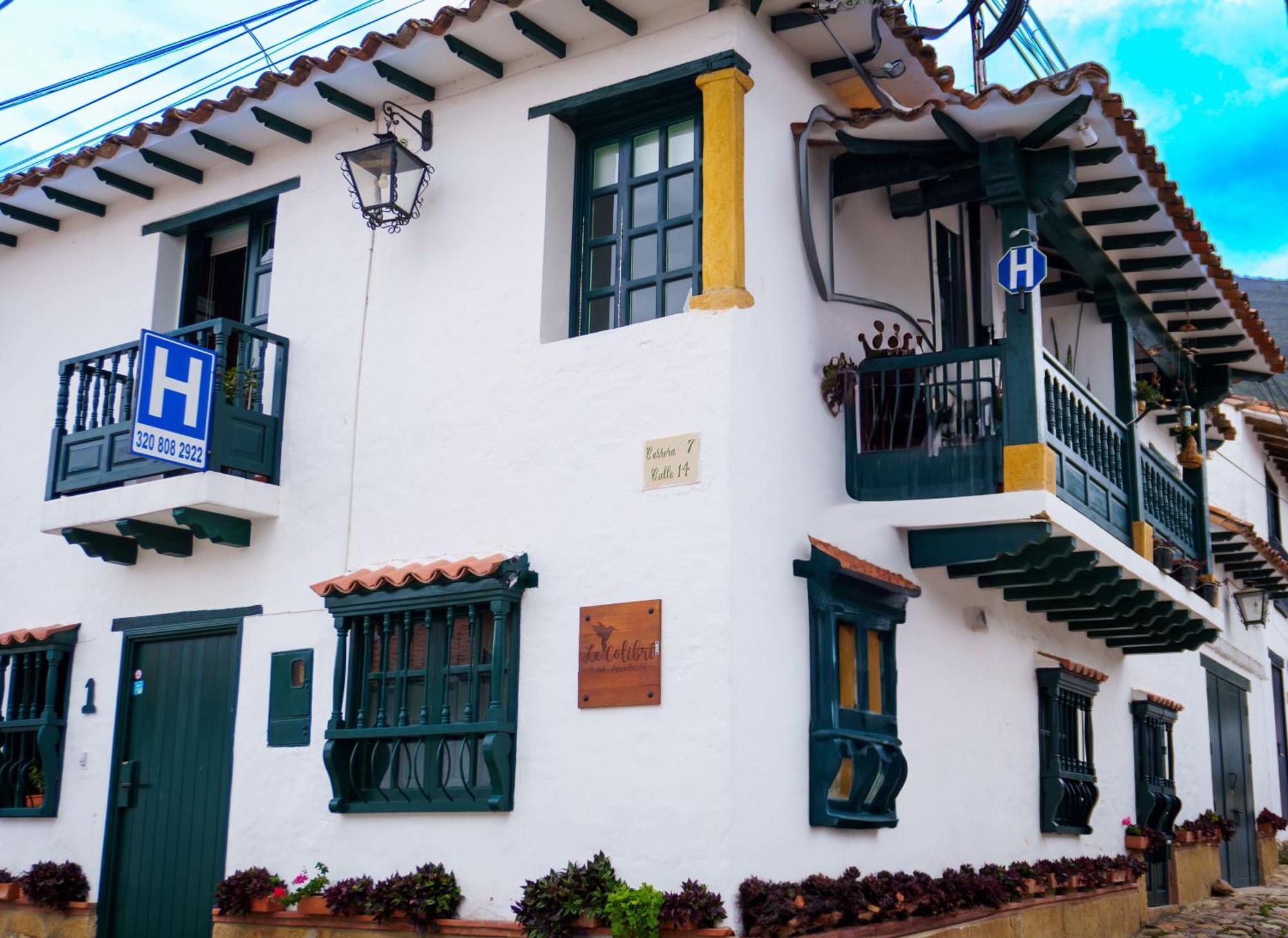 Apartamentos Y Habitaciones Le Colibri - Villa De Leyva Kültér fotó